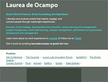 Tablet Screenshot of laureadeocampo.com
